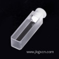 Quartz and glass Standard cuvettes with stopper